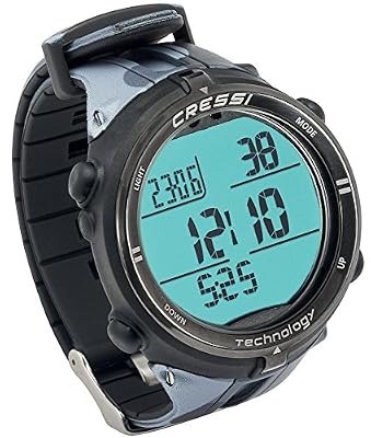 Cressi Drake Titanium, Montre/Ordinateur Professionnel pour Plongée/Apnee - Fabriqué en Italie