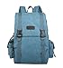 Produktbild Nasis neu Vintage retro Unisex Canvas Segeltuch Rucksack extra groß Daypacks für Campus College Camping und Außflug Multifunktion Tasche AL5010 (blau)