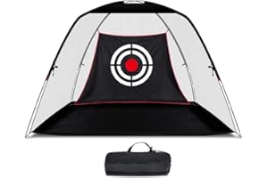 Kapler Golf Hitting Nets for Indoor Garage Outdoor Backyard Driving Use, Heavy Duty Golf Exercise Driving Range Net Cage for Home, Portable Golf Ball Swing Hitting Practice Net for Backyard