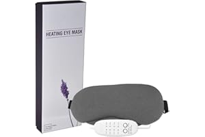 Mascherina Occhi Riscaldante per Di Occhio Secco e Blefarite Trattamento, PJYU Mascherina Blefarite con Borse Lavanda per Alleviare Gli Occhi Stanchi, MGD, Porcili e Occhiaie