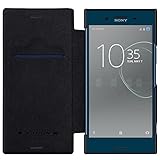 Sony Xperia XZ Premium Hülle, TopACE® Hochwertigem Flip Case / Hülle / Tasche/ Schutzhülle Für Sony Xperia XZ Premium (Schwarz) - 