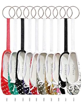 KCE01-MN Schlüsselanhänger mit Pünktchen Farbe rot (MN01)