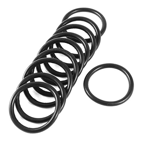 sourcingmap® 40 x 32 x 4 mm schwarzem Gummi O Ring Dichtungen für Airbrush Ventil Fahrzeug 1