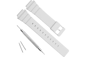 OliBoPo Casio MRW-200H Damen Uhrenarmband, wasserdicht, Naturharz