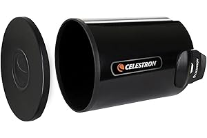 Celestron 94020 Dew Shield: con Cubierta Protectora, Aluminio, previene la formación de rocío, para telescopios Schmidt Cassegrain de 6”