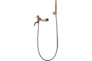 MICE COLLECTION IMEX Baterie łazienkowe/prysznicowe, bateria wannowa z wylewką SERIE MONZA Złoto różowe Nawierzchniowe - BDM039-4ORC