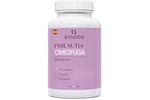 Bandini® Cimicífuga Negra, Trébol Rojo y Salvia - 60 Cápsulas - Complejo Natural con 200mg de Red Clover, 100mg de Salvia y 80 mg de Cohosh Negro - Favorece el Equilibrio Diario - Cimicifuga racemosa