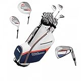 Wilson Ultra Damen Komplettes Golfschläger Set & Cart...