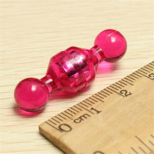 HMILYDYK 42  unidades magn  tico Push Pins       7  colores diferentes fuerte imanes de nevera para oficina pizarra tabl  n de anuncios  frigor  fico mapa