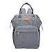 Produktbild LHWY Mama Windel Taschen Baby Thermo Bag Tragbare Mutter Windel Tote Handtasche Pack Große Rucksack (Grau)