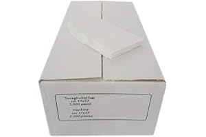 GENERICO 2000 Pezzi Tovaglioli carta Bar Piccoli Ripiegati Bianchi IMBALLAGGI ALIMENTARI 17x17