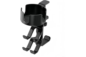 Zilimontt Porte-gobelet de bureau, support de casque, support de rangement de bureau, pour écouteurs, manettes de jeu et boissons, support de manette remplaçable sous le bureau