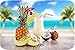 Produktbild Papillon Super Saugfähig Badteppich mit Rutschfeste Unterseite, Paradise Cocktail, 60 x 40 cm