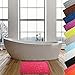 Produktbild MSV Badteppich Badvorleger Duschvorleger Kieselstein Badematte waschbar, schnelltrocknend, rutschfest 50x80 cm – Pink
