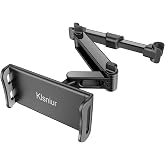 Klsniur Tablet Kafalık Tutucu, Araba Arka Koltuk Koltuk Tutacağı, Evrensel 360 D&ouml;nebilen Ayarlanabilir 6 "-10,5" Tablet iPad 