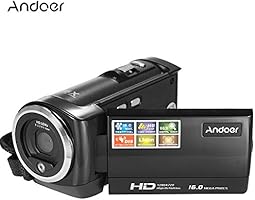 Andoer&reg; mini Schermo LCD Portatile HD 16MP 16X Zoom Digitale 720P 30FPS Anti-shake Digital Video Recorder DV Videocamera Portatile DVR