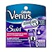Gillette Venus Women's Razor Blade Refills, Swirl, 6 Count
