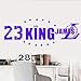 Produktbild Der König Von Lakers LeBron James Basketball Star Los Angeles Wandaufkleber Wandbild Für Raumdekoration GYM Decor Tapete Poster 30 * 144 cm