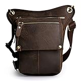 Versátil y espacioso: Tamaño: 15 cm (ancho) x 3.5 cm (ancho) x22 cm (alto) (5,9 "x 1,3" x 8,6 ") aprox. Cintura ajustada: ≤127cm (50") aprox. Ajuste del muslo: ≤90cm (35.4 ") aprox. Peso: 350 g aprox. Correas ajustables duraderas, diseño práctico y minimalista, dos bolsillos con cremallera en el cuerpo principal, un bolsillo frontal abierto con tapa de cierre magnético.