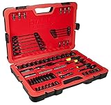 Contenido: 84 piezas STANLEY FMHT0-73022 - Juego de llaves de vaso 84 piezas 1/4 y 1/2\" acabado cromo satinado FatMax