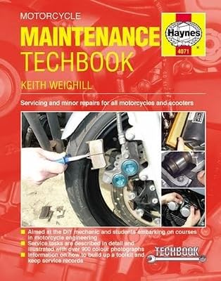 Haynes Motorcycle Maintenance Techbook: Servicing and Minor Repairs for All Motorcycles and Scooters