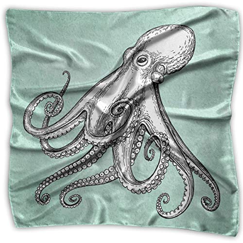 Preisvergleich Produktbild Womens Silk Scarf Panda Clouds Printed Square Scarf Sunscreen Shawls