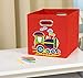 Modern Littles Folding Storage Bin (Nuby Red Train)