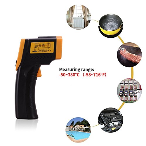 Thermometer, Riversong Infrarot-Thermometer / Pyrometer -50℃ bis +380℃ - 4