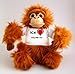 Produktbild Orangutan Plüschtier mit einem T-shirt mit Aufschrift Ich Liebe Callanetics (Sport)