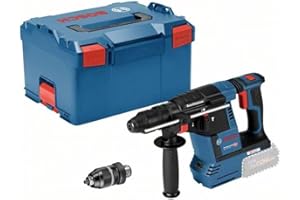 Bosch Professional 18V System martillo perforador a batería GBH 18V-26 F (2.6 J, SDS plus, perforar y cincelar, KickBack Control, incl. portabrocas intercambiable 13 mm, emp. aux., L-BOXX)