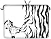 Produktbild Digittrade LS111-15 Zebra Designer MacBook Pro 15 Zoll Tasche aus Neopren bis 39,1 cm (15,6 Zoll) Mac Book Schutzhülle PC Computer Hülle Bag schwarz-weiß