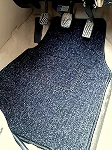 Euro Care Premium Lining Car Foot/Floor Mat Compatible with Hyundai Creta Old (Model : 2015-2019) (Lining Nylon Fiber Material Mat :Color: -Black- 5 pcs)