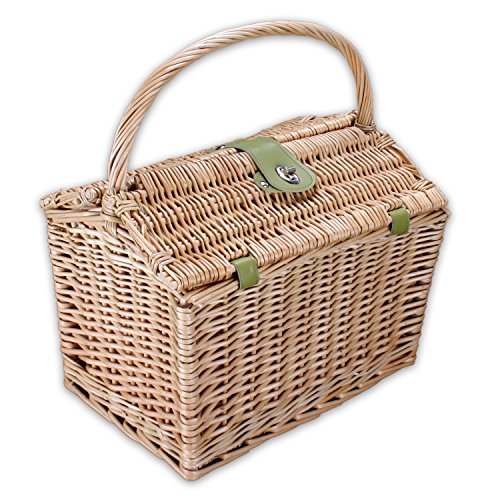 Picknickkorb XL 21teilig Modell „OutdoorChiefII®“ für 4 Personen mit Geschirr und Besteck - 2