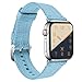 Price comparison product image 88AMZ Premium Nylon Quick Release Replacement Watch Bands, Quick Release Accessories Straps for Men and Women, Adjustable Watches and Smartwatches | Multiple Colors (Blue)