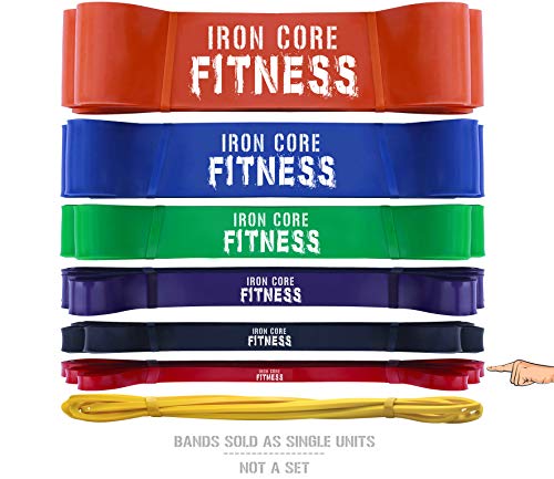 DaisyGro -  Bandas de resistencia Bandas de resistencia para fuerza y entrenamiento de fuerza, crossfit, gimnasio, estiramiento, yoga, flexibilidad  , Red (9kg-16kg), small