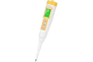 YINMIK pH Meter for Food, Digital Food pH Tester, Accurate Canning pH Test Kits with ATC, Professional Fermenting pH Test Pen, Spear pH Probe for Bread Cheese Sushi Rice Sourdough Sauce Meat