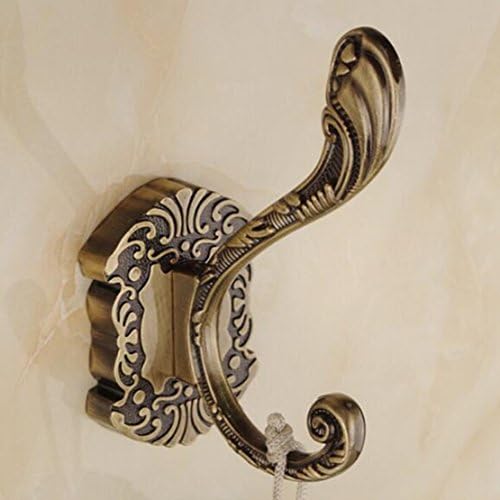 Coat Hooks Clothes Hooks Vintage Antique Iron Hooks Hat Coat Clothes Towel Robe Hooks Wall Hook Hanger for Kitchen Bathroom Bedroom Office Lavatory Closets(1 Pcs)
