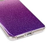 Huawei Nova Tasche Hülle Mavis's Diary Lila Glitzern Allmähliche Veränderung Full Protective Case TPU Softcase Silikon Back Cover Schutzhülle Anti-Scratch Telefon-Kasten Handyhülle Handycover Bumper Fall Euit - 