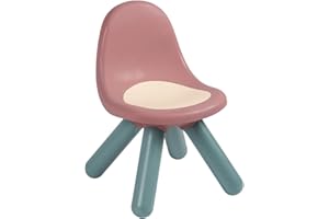 Smoby - Silla Infantil Rosa de Diseño Little Smoby, Línea de Muebles Kid, Robusta, Asiento Ergonómico, Plástico Resistente a los Rayos UV, Optimo para Interiores y Exteriores, a partir de 18 meses