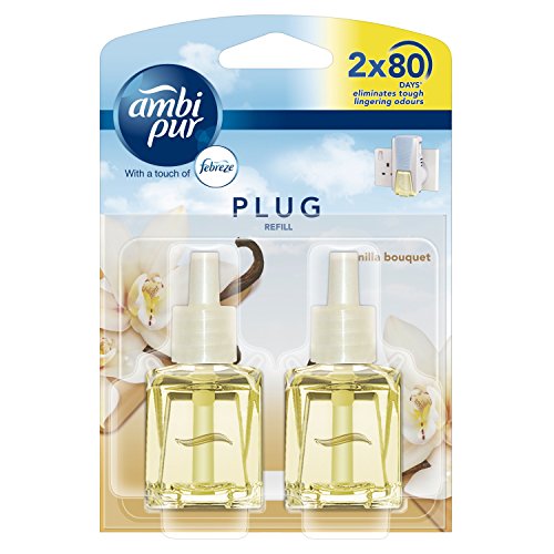 Price comparison product image Ambi Pur 20 ml Vanilla Bouquet Air Freshener Plug-in Refill - Pack of 2