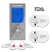 Produktbild Tens Einheit,Mondeer EMS/TENS-Gerät FDA Cleared wiederaufladbare 2 Output mit 8 Modi Mini-Massagegerät Muscle Stimulator Elektronische Puls-Entspannungsmassager für Schmerzlinderung und Management