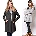 Sweet Mommy Hooded Maternity and Mother's Cardigan UK8-10 Gray
