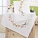 Produktbild Kamaca Stickpackung Blue Bird Spannstich Plattstich Nadelmalerei vorgezeichnet 100% Baumwolle Mitteldecke 80 x 80 Stickset mit Stickvorlage