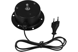 ‎AMOSFUN Amosfun Spiegelkugelmotor FüR Discokugel 11X11X4Cm Elektrischer Motor Mit Leiser Laufleistung Ideal FüR BüHnen- Und Partybeleuchtung Einfache Montage