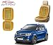 Auto Pearl - Premium Quality Car Wooden Bead Seat Cushion with Beige Velvet Border For - Maruti Suzuki Ignis RS.499.00