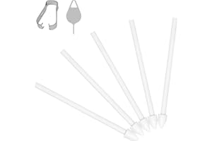 Flintronic Puntas de S-Pen, 5PCS, Compatible con Samsung Galaxy Tab S6 Lite/S7 FE/S9+ Plus/S9 FE+ Plus/S9 FE/S9/S9 Ultra/S8 Ultra/S8+ Plus/S8 (Blanco)