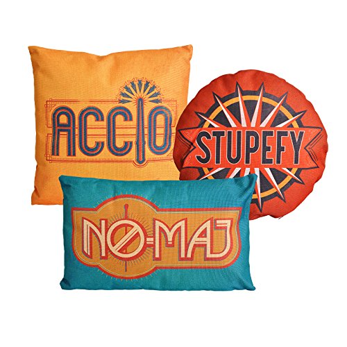 Phantastische Tierwesen Kissen Stupefy, Accio, No-Maj Elbenwald