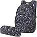 Produktbild DAKINE 2er SET Laptop Rucksack Schulrucksack 28l EVE + SCHOOL CASE Mäppchen Vero