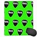 Produktbild Rock Guitar Pick with Green Background Mouse Pad Custom Design Gaming Mouse Mat Computer Mouse Pads with Non-Slip Neoprene Backing 9.8 X 11.8 inch (25 X 30 cm)