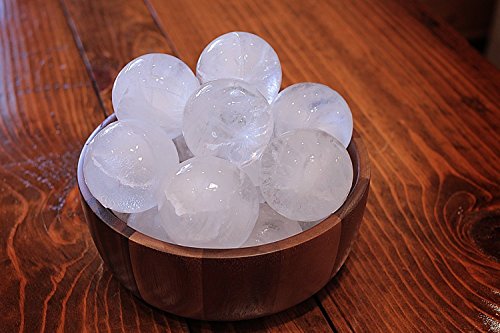 BarLife „Icy Balls“ – Die trendige Eiswürfelform aus Silikon zum Erstellen von Ice Balls. Kühlen Sie Ihr Getränk mit unseren Eiskugeln bis zu 10 mal länger (6er) - 6